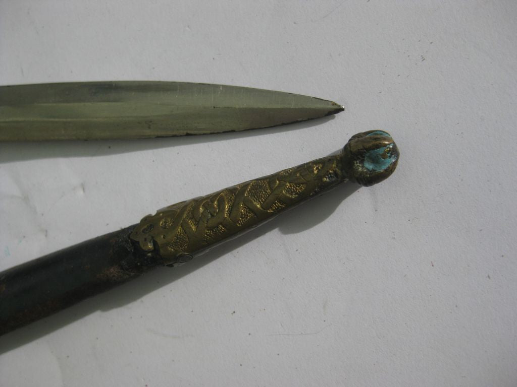 Bulgarien Fliegerdolch Luftwaffendolch als Brieföffner bulgarischer Offiziersdolch Luftwaffe