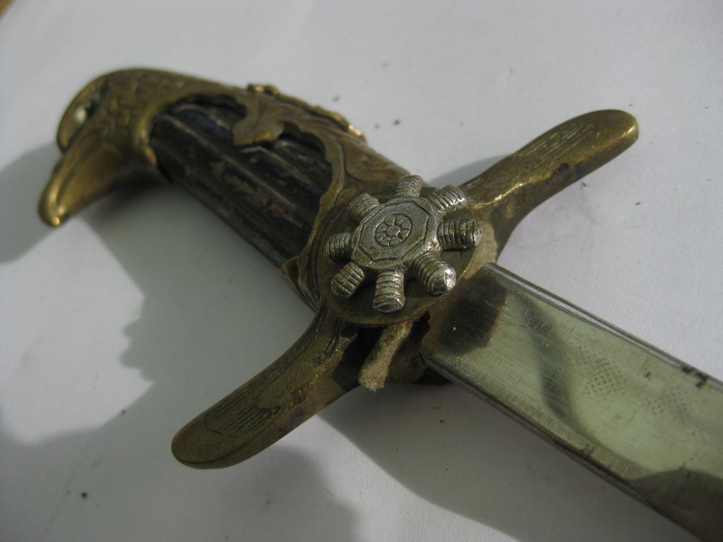 Bulgarien Fliegerdolch Luftwaffendolch als Brieföffner bulgarischer Offiziersdolch Luftwaffe
