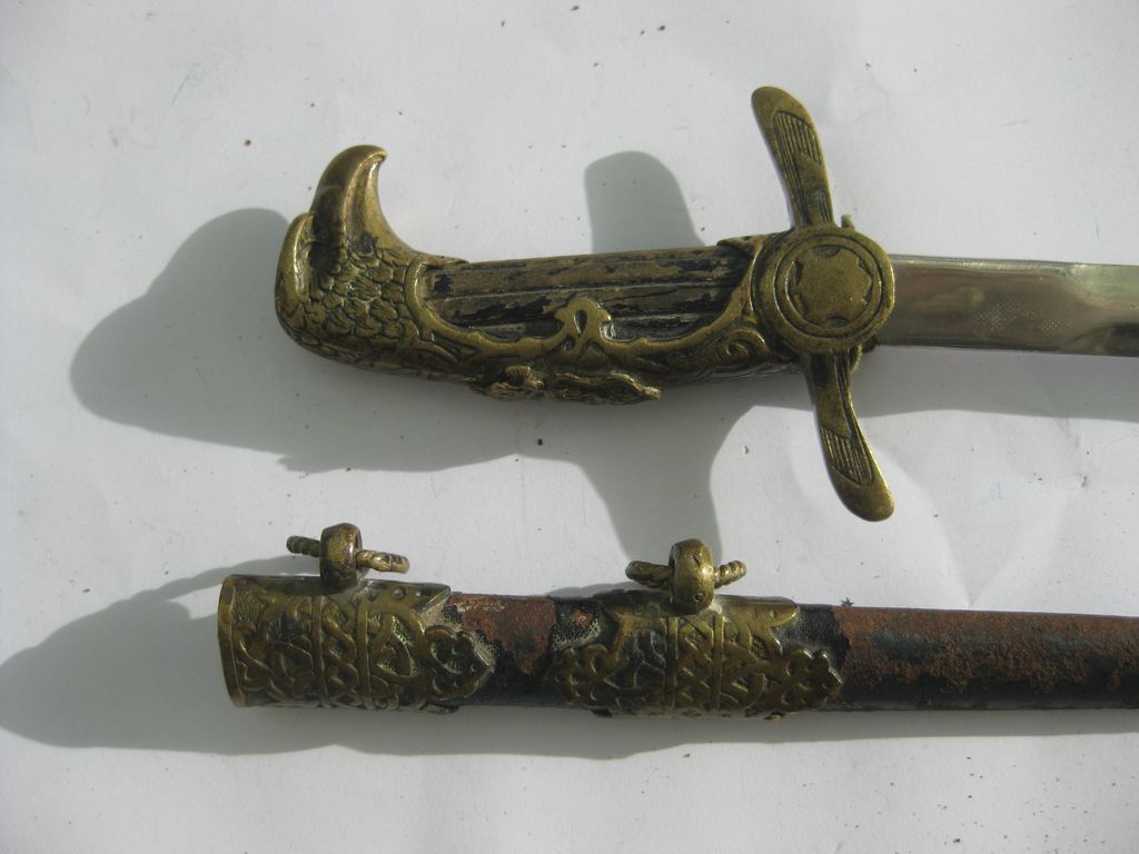 Bulgarien Fliegerdolch Luftwaffendolch als Brieföffner bulgarischer Offiziersdolch Luftwaffe