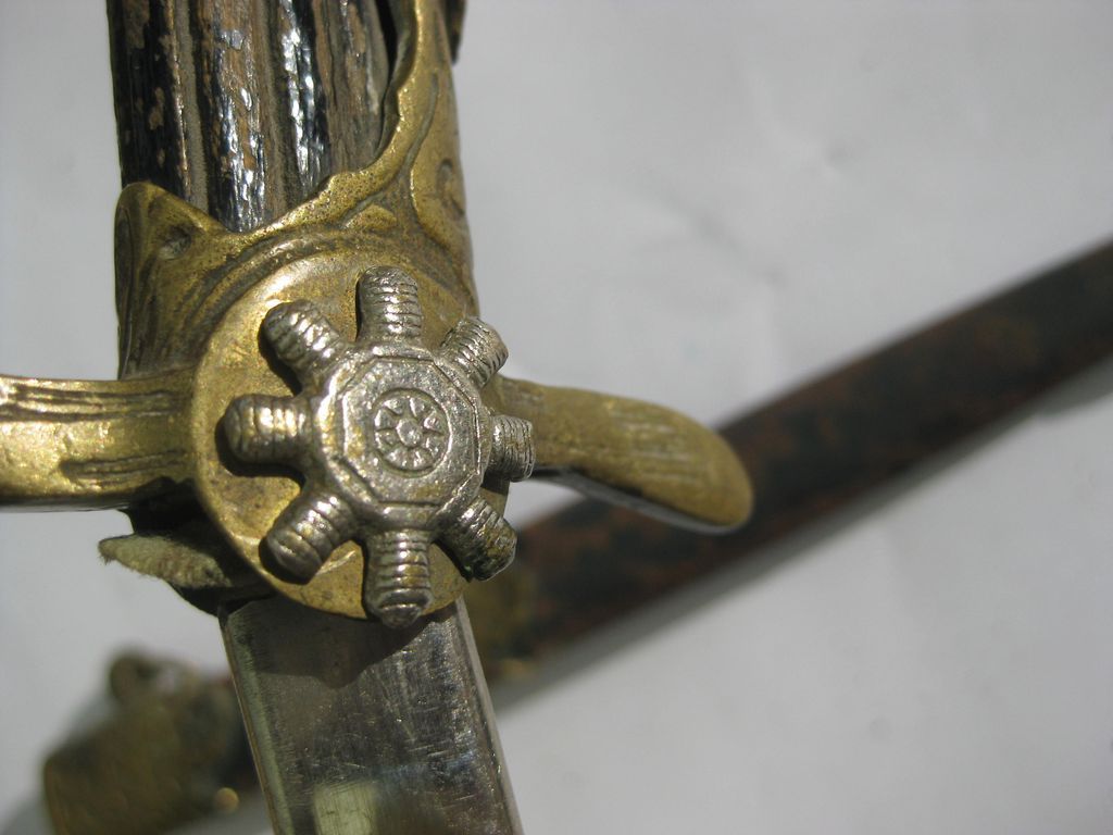 Bulgarien Fliegerdolch Luftwaffendolch als Brieföffner bulgarischer Offiziersdolch Luftwaffe