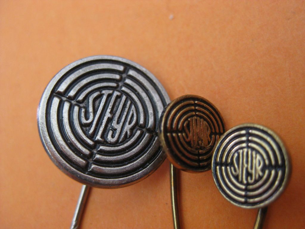 Pin STEYR Automarke Motorradmarke Fahrradmarke Gewehr