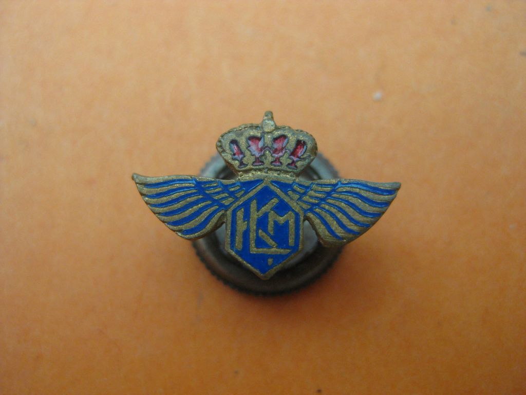 Pin KLM Fluggesellschaft Holland Niederland Dutch Vintage