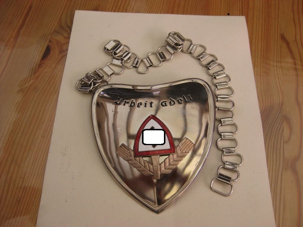 Ringkragen Reichsarbeitsdienst (RAD) Fahnenträger Wehrmacht Sammleranfertigung