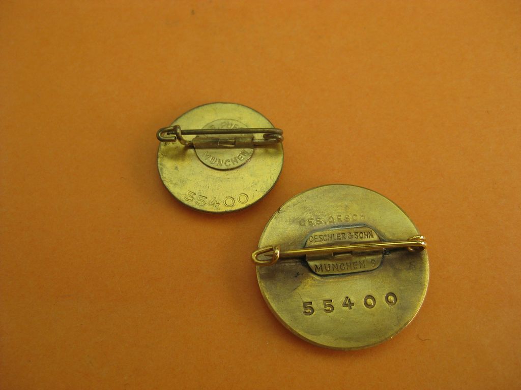 Satz / Set Goldenes Ehrenzeichen der NSDAP Parteiabzeichen