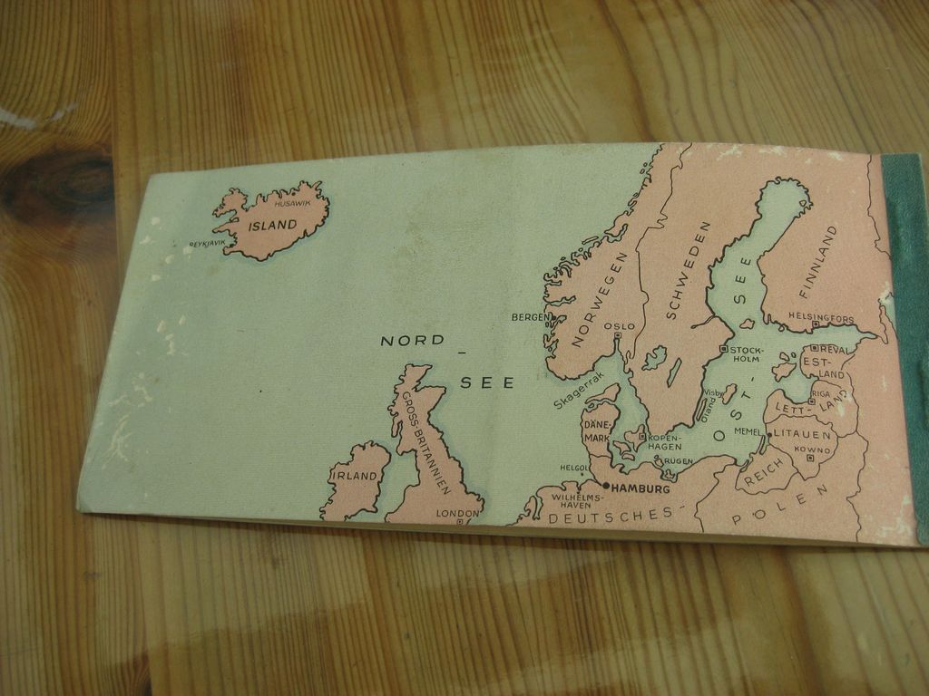 Erinnerungsgeschenk KDF Passagierdampfer SIERRA CORDOBA / NORWEGENREISE 1939