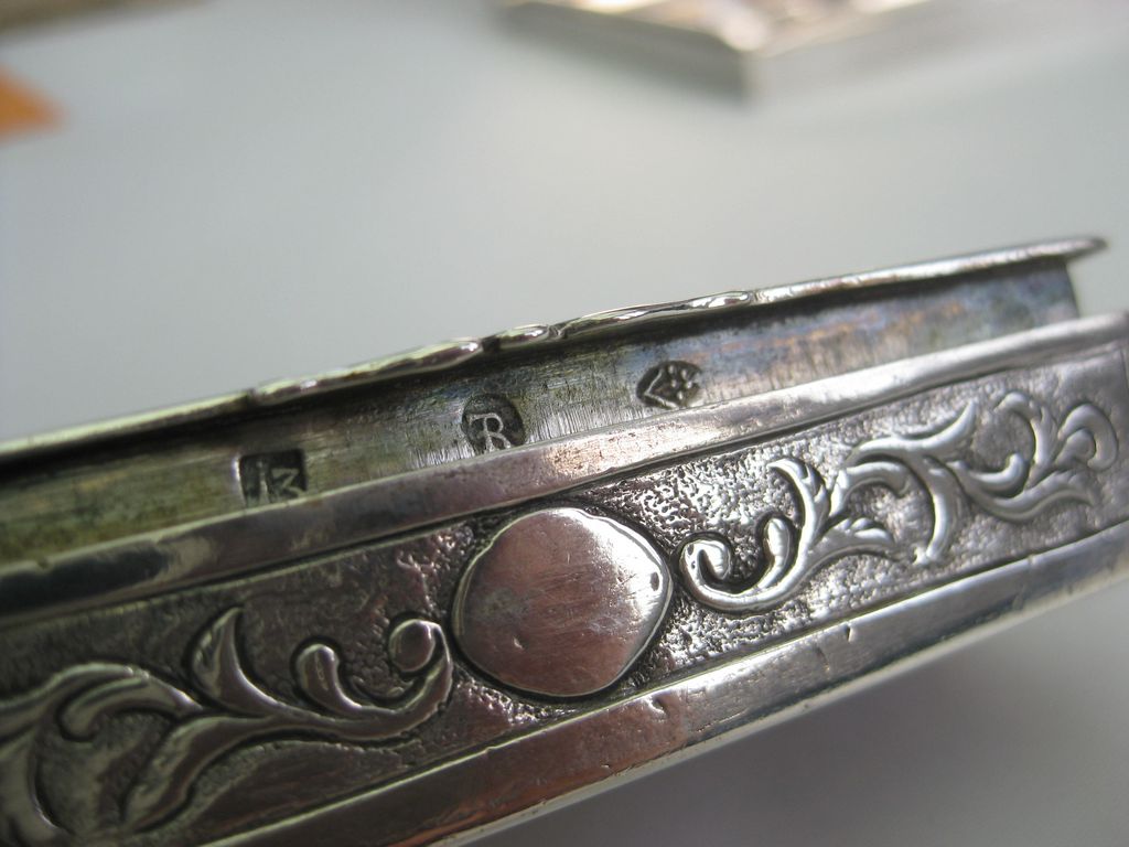 Ehrengeschenke Dr. HANS FRANK hingerichtet Nürnberger Prozess 1946 / 2 Silberdosen