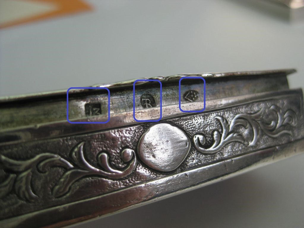 Ehrengeschenke Dr. HANS FRANK hingerichtet Nürnberger Prozess 1946 / 2 Silberdosen