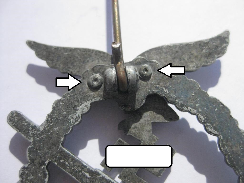 Flakkampfabzeichen der Luftwaffe in der Wehrmacht - SELTENE VARIANTE -