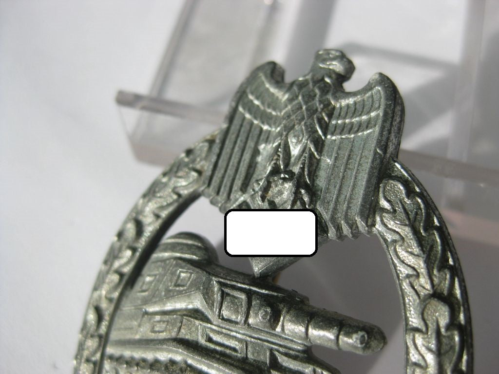 Panzerkampfabzeichen in Silber Hersteller: Steinhauer &amp; Lück Seltene Variante