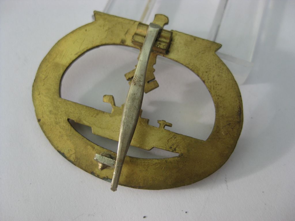 U-Bootkriegsabzeichen Hersteller: Zimmermann in Stuttgart UNGETRAGEN