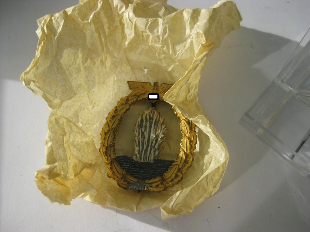 Minensucher Kriegsabzeichen Hersteller: Schwerin Berlin MINT CONDITION