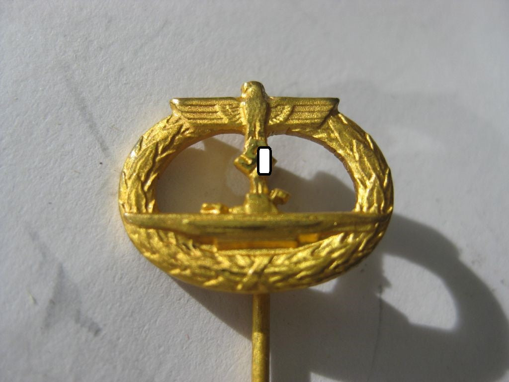 U-Boot Kriegsabzeichen -Miniatur- Mint condition