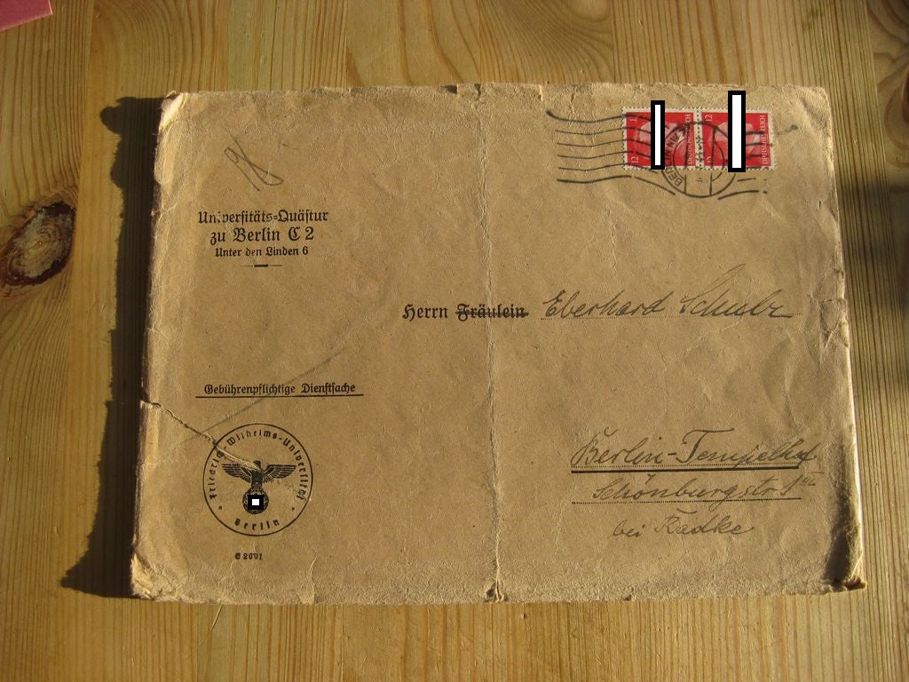 Deutsche Studenteschaft (DSt) Hannover / Berlin Ausweis (NSDStB) HANNOVER &amp; BERLIN