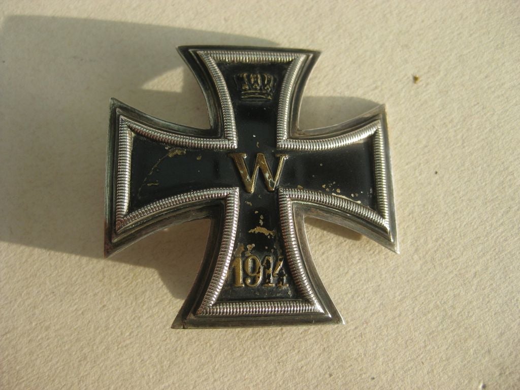 Eisernes Kreuz 1.Klasse 1914 (EK1/14) Variante EXTREM SELTENE Gravur -unbekannter Hersteller- Orden Kaiserreich