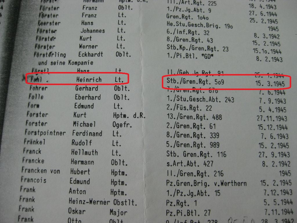 Dokumentennachlass eines Trägers der Ehrenblattspange DEMJANSKSCHILD -bereits verkauft-