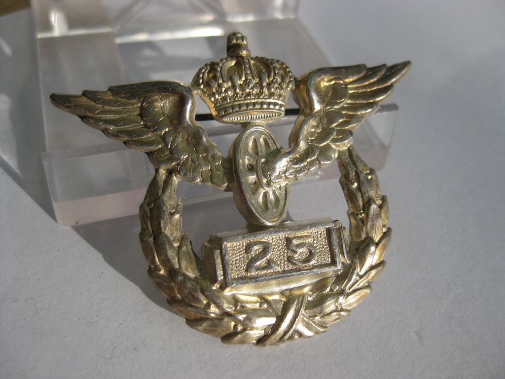 Eisenbahn Erinnerungsabzeichen für 25 Dienstjahre -Preußen- Kaiserreich