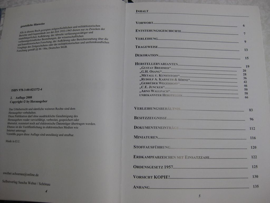 Buch Das Erdkampfabzeichen der Luftwaffe