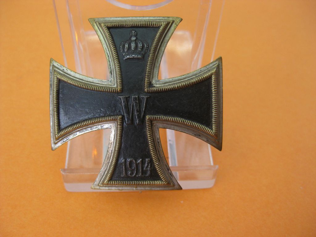 Eisernes Kreuz 1.Klasse von 1914 (EK1/14) unbekannter Hersteller: Hersteller "Carl Dillenius aus Pforzheim"  SEHR SELTEN !! Orden Kaiserreich Deutschland