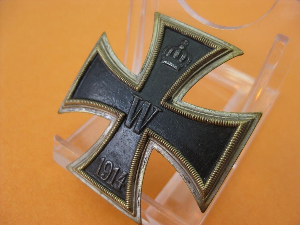 Eisernes Kreuz 1.Klasse von 1914 (EK1/14) unbekannter Hersteller: Hersteller "Carl Dillenius aus Pforzheim"  SEHR SELTEN !! Orden Kaiserreich Deutschland
