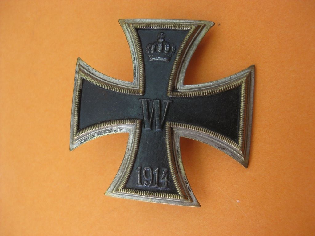 Eisernes Kreuz 1.Klasse von 1914 (EK1/14) unbekannter Hersteller: Hersteller "Carl Dillenius aus Pforzheim"  SEHR SELTEN !! Orden Kaiserreich Deutschland