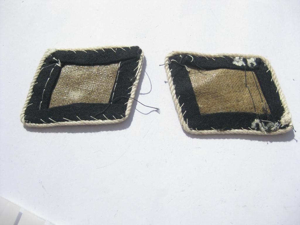 SS - Kragenspiegel Effekten der Schutzstaffel 1000% alt und ORIGINAL