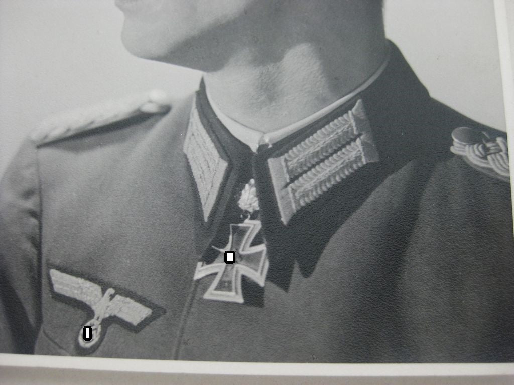 Extrem Seltenes Trägerfoto Sturmgeschütz Eichenlaubträgerfoto / Ritterkreuzträgerfoto