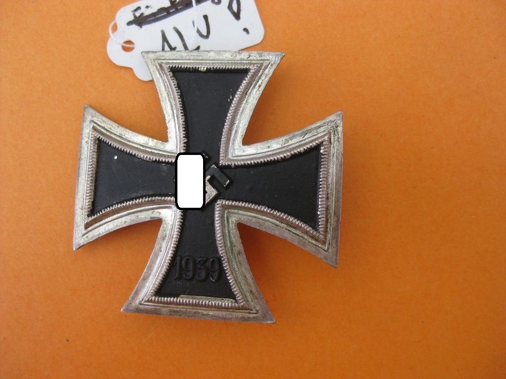 Schinkelkreuz Eisernes Kreuz 1.Klasse 1939 (EK1/39) unbekannter Hersteller unmagnetisches Stück mit !!!! Aluminium- oder Zinkkern !!!!! Schinkelform