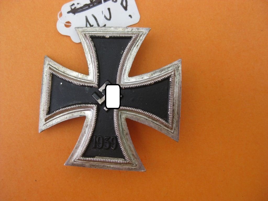 Schinkelkreuz Eisernes Kreuz 1.Klasse 1939 (EK1/39) unbekannter Hersteller unmagnetisches Stück mit !!!! Aluminium- oder Zinkkern !!!!! Schinkelform