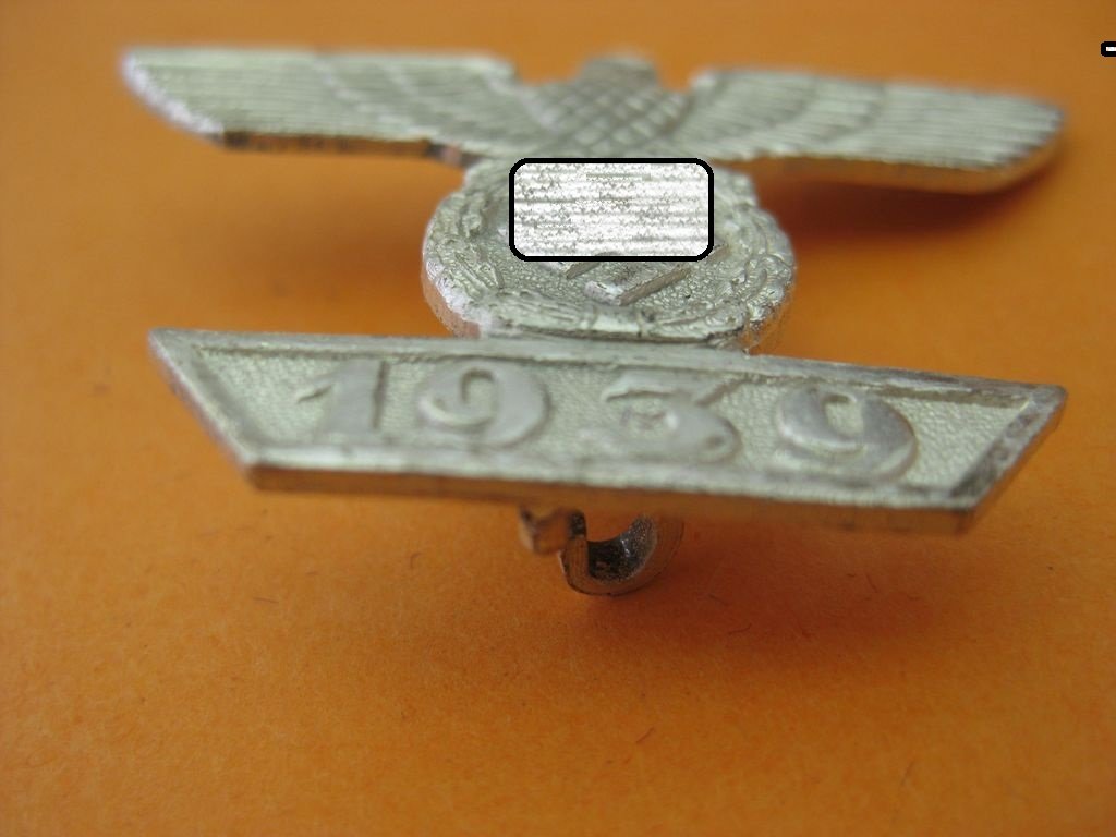 Wiederholungsspange Eisernes Kreuz 1.Klasse 1914 / 1939 (EK1/39) Hersteller: &quot;L/56&quot; Funcke &amp;amp; Brüninghaus /Lüdenscheid