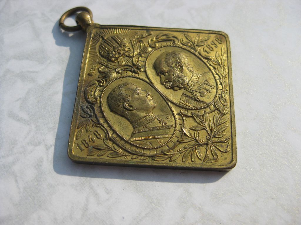 ??? Österreich Medaille Erinnerungsmedaille 1848 - 1898 ???