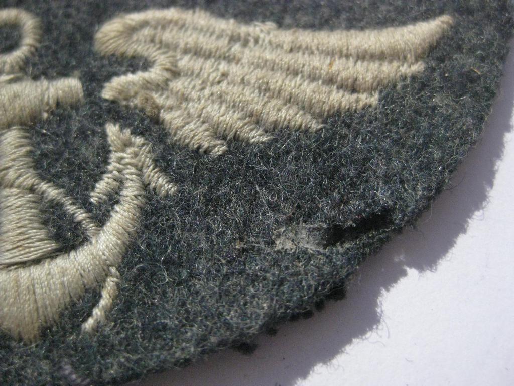 Ärmelabzeichen Effekten für seemännisches (!!) Bootspersonal der Luftwaffe in der Wehrmacht