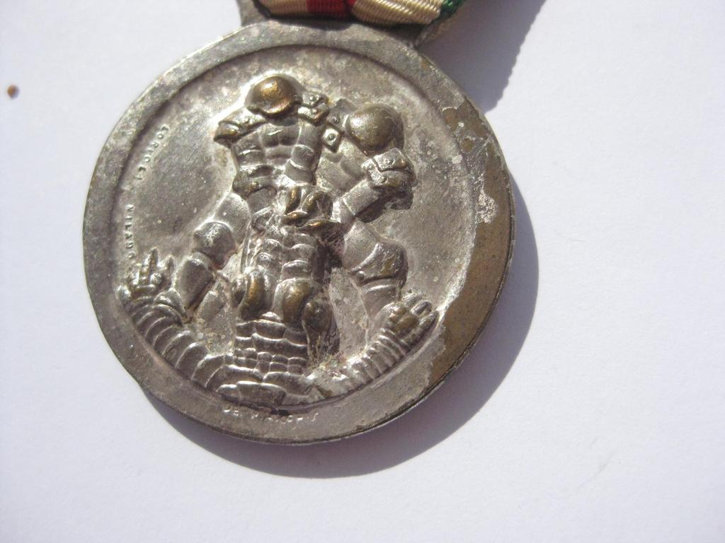 Italienisch-deutsche Afrika Feldzugsmedaille SELTENE VARIANTE in SILBER