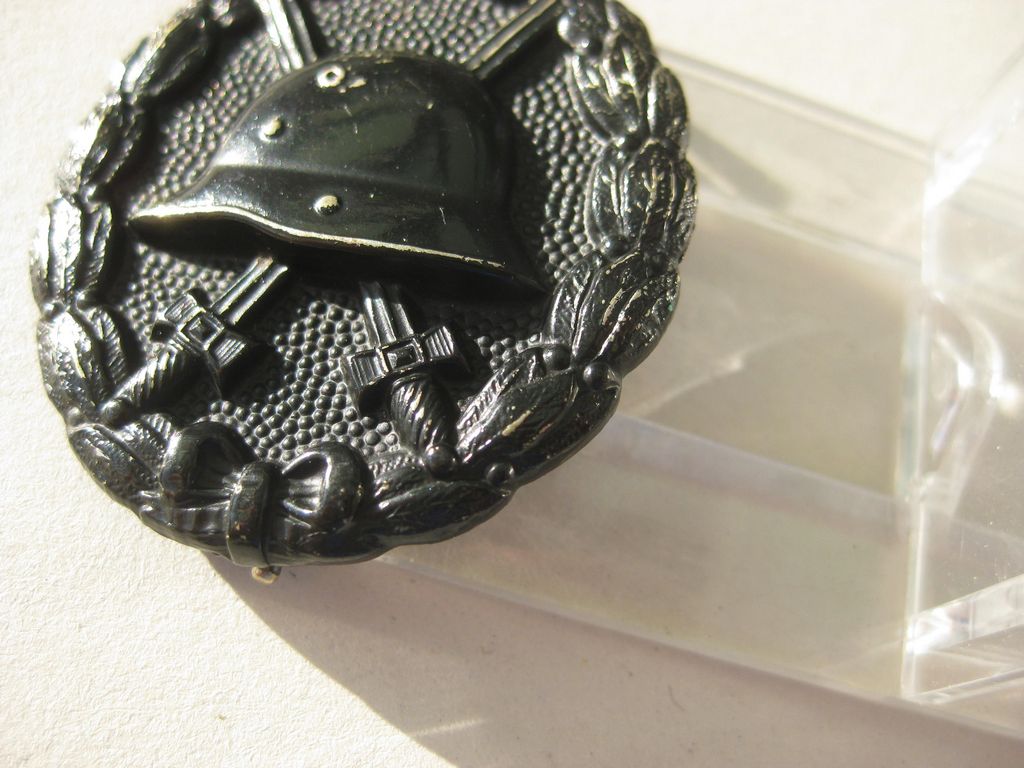 Verwundetenabzeichen in Schwarz 1918 aus Aluminium !!!! Sehr seltene Variante !!