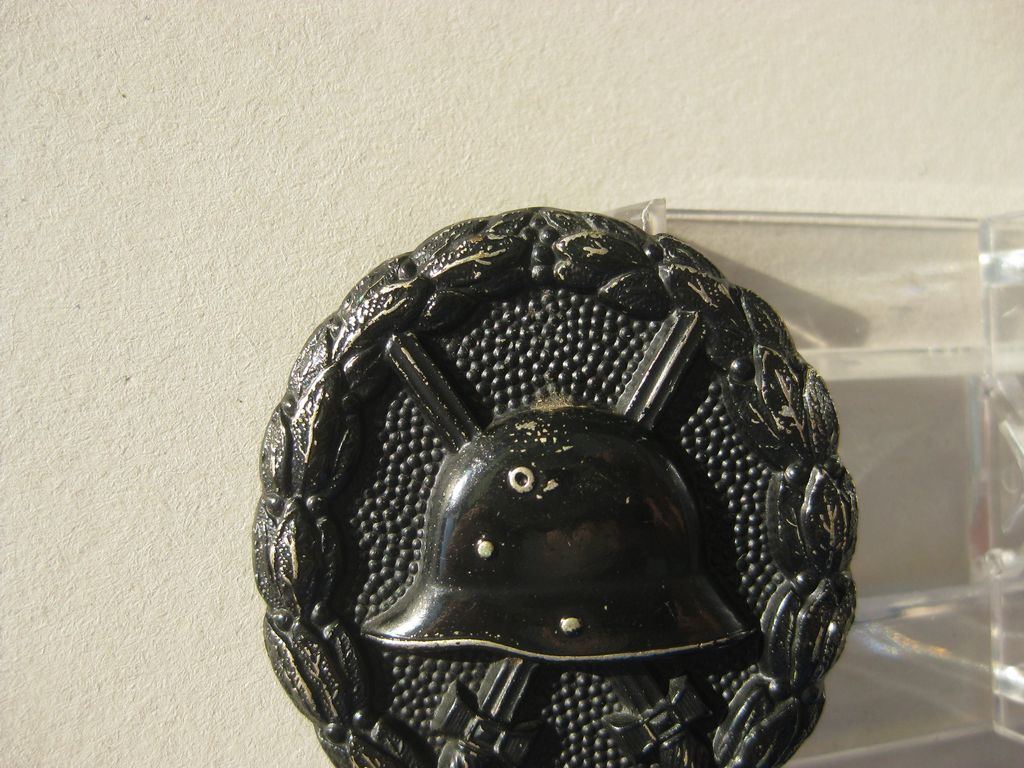 Verwundetenabzeichen in Schwarz 1918 aus Aluminium !!!! Sehr seltene Variante !!