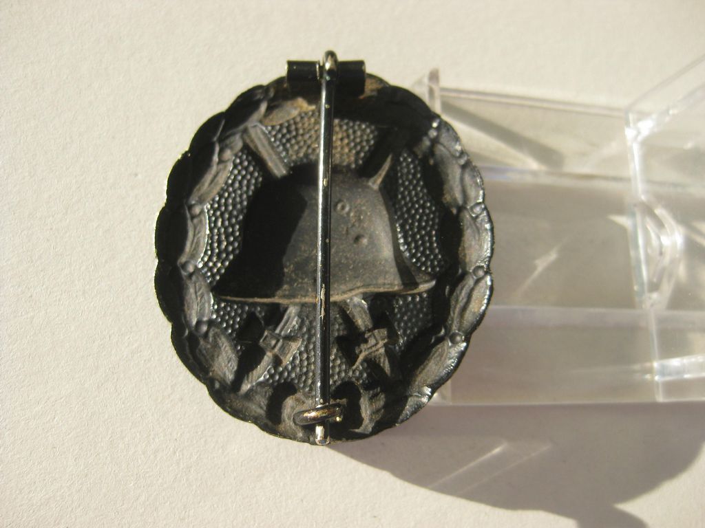 Verwundetenabzeichen in Schwarz 1918 aus Aluminium !!!! Sehr seltene Variante !!