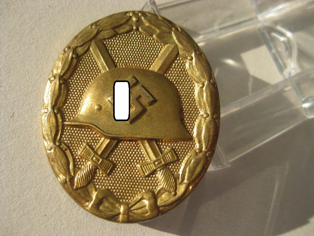 Verwundetenabzeichen in Gold Hersteller: "L/53" Hymmen & Co. Lüdenscheid