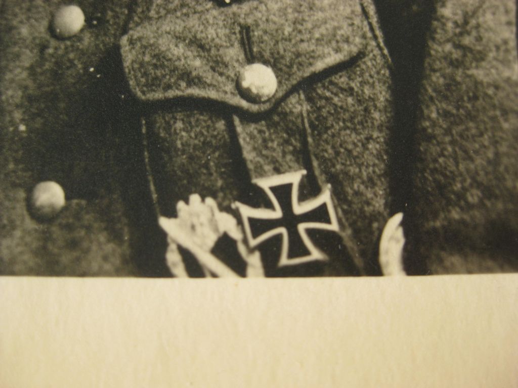 ORIGINAL Uniformfoto unbekannter Ritterkreuzträger