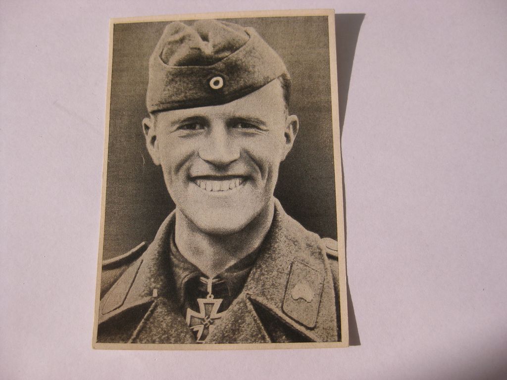 Sammlerkarte Sammelbildchen Propagandakompanie Ritterkreuz des Eisernes Kreuz Wehrmacht Orden