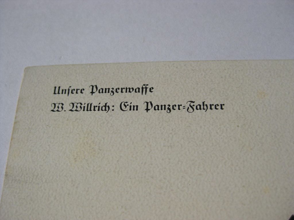 Postkarte Willrich Postkarte VdA Panzertruppe Panzerwaffe
