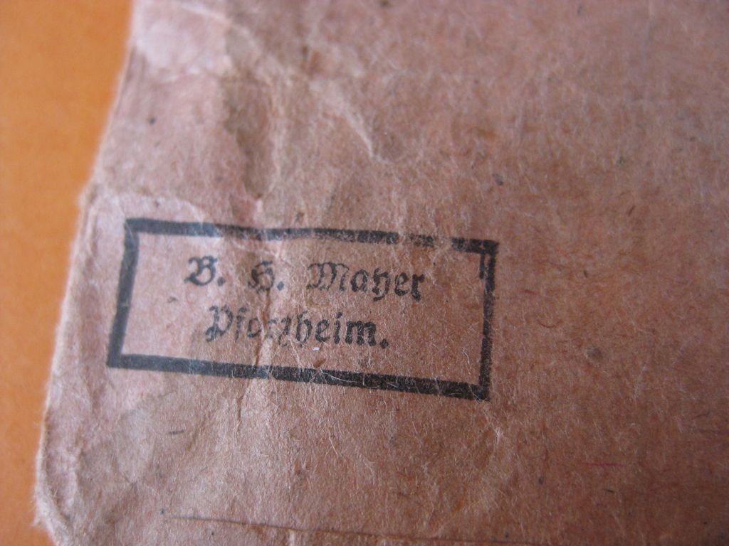 Ostmedaille 1941 mit Verleihungstüte Hersteller: B.H. Mayer  Pforzheim