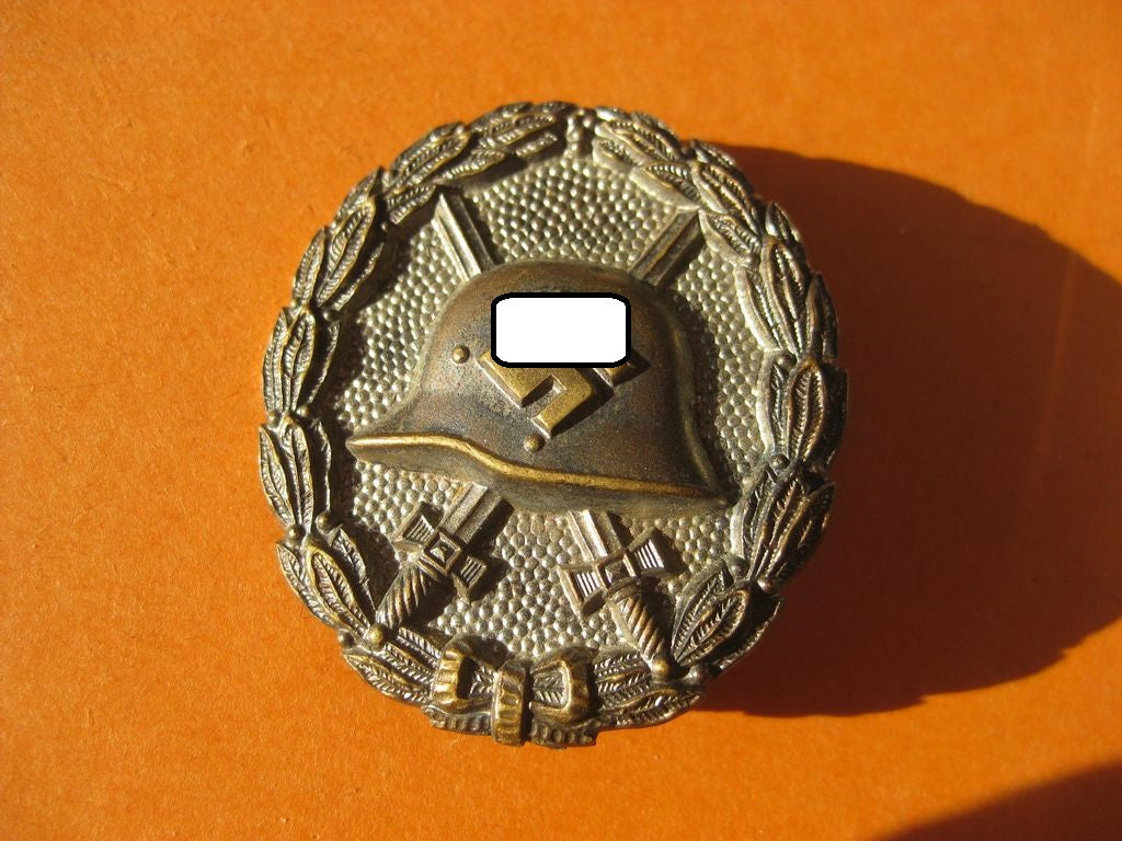 Verwundetenabzeichen in Silber 1. Modell sog. Legion Condor 1939 Orden 3.Reich Wehrmacht