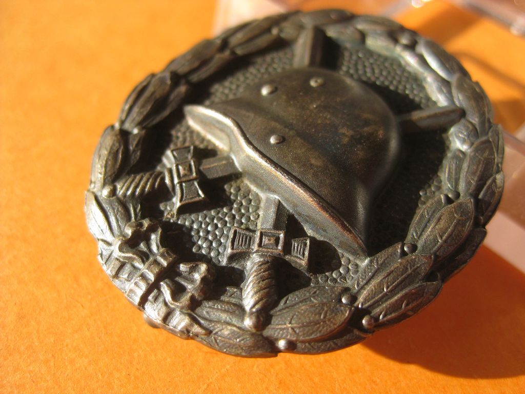 Verwundetenabzeichen in Silber 1918 Luxusausführung in ECHT SILBER Mint Condition