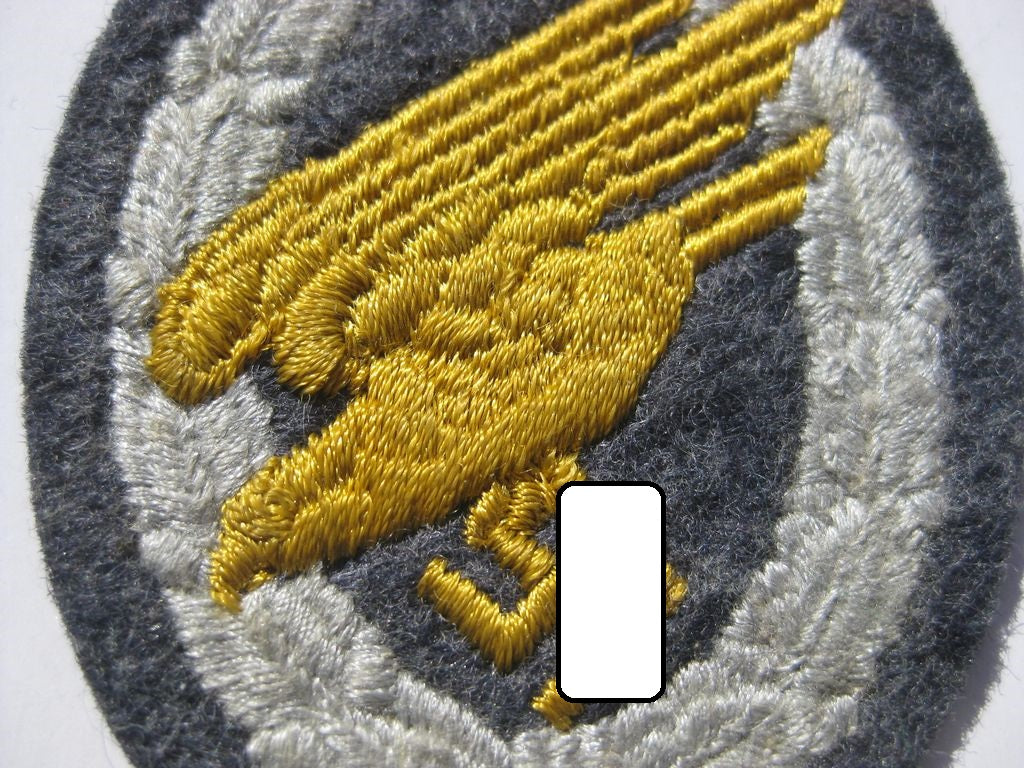Fallschirmschützenabzeichen Wehrmacht - Stoffausführung - Mint condition