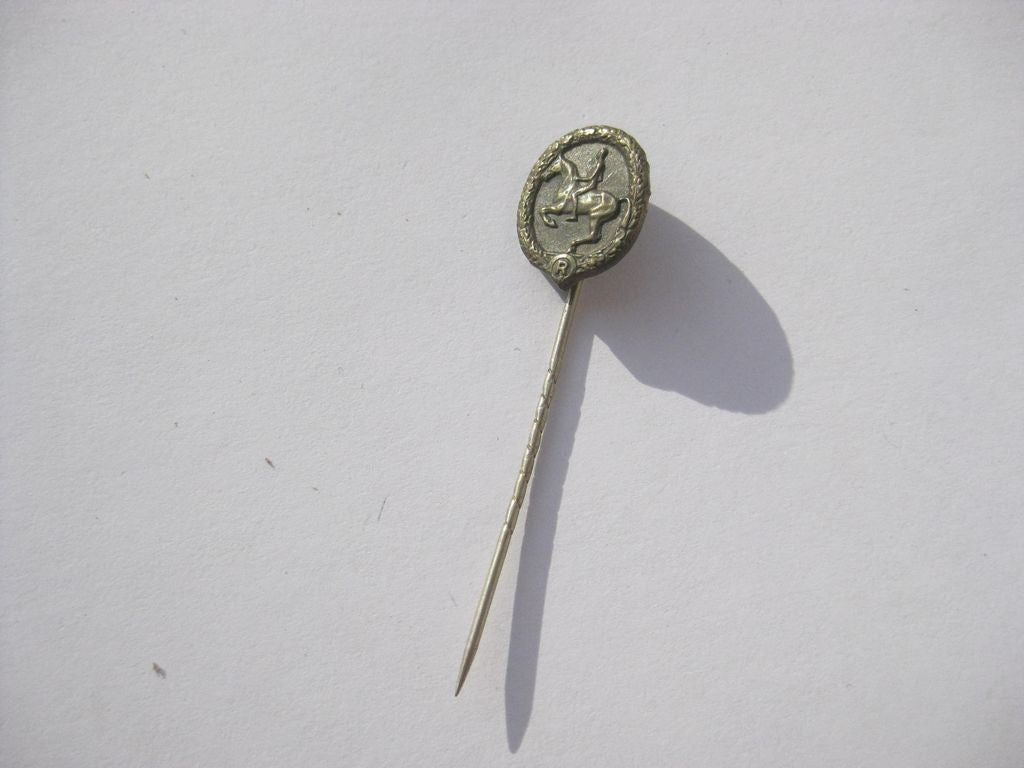 3.Reich Reitersportabzeichen in Bronze -Miniatur- 1933 - 1945