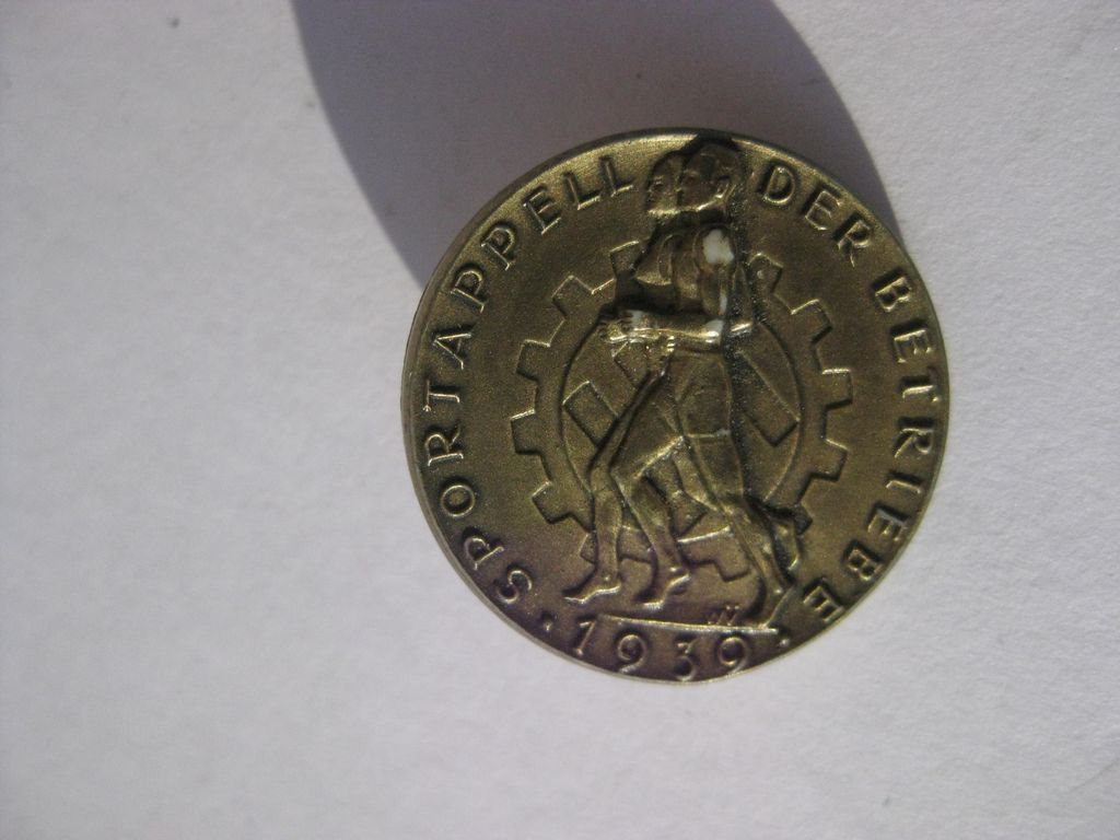Sportabzeichen Sportapell der Betriebe 1939 KdF LÜDENSCHEID