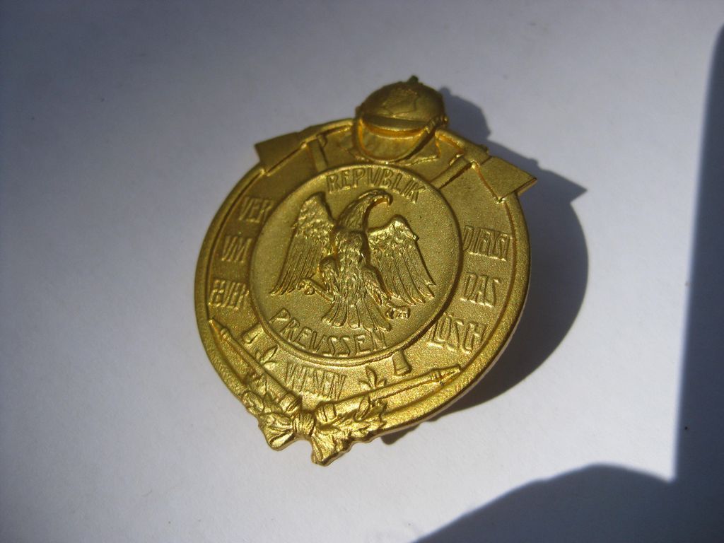 Feuerwehrorden Erinnerungsabzeichen für 25 Dienstjahre Weimarer Republik 1926 - 1933