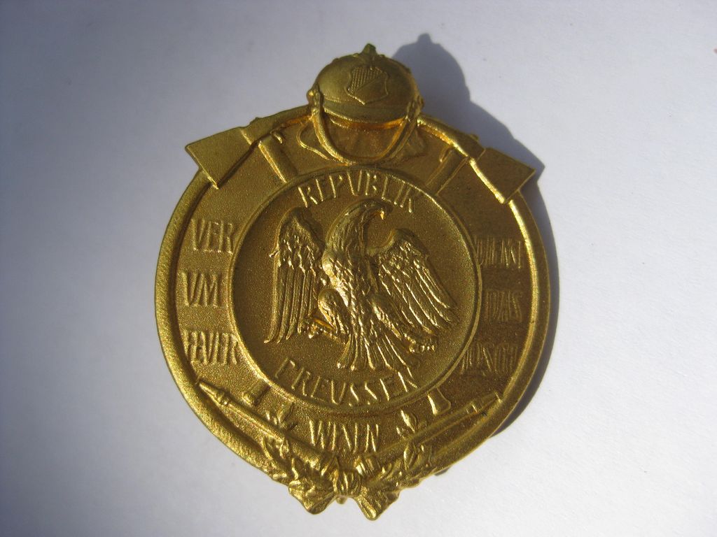 Feuerwehrorden Erinnerungsabzeichen für 25 Dienstjahre Weimarer Republik 1926 - 1933