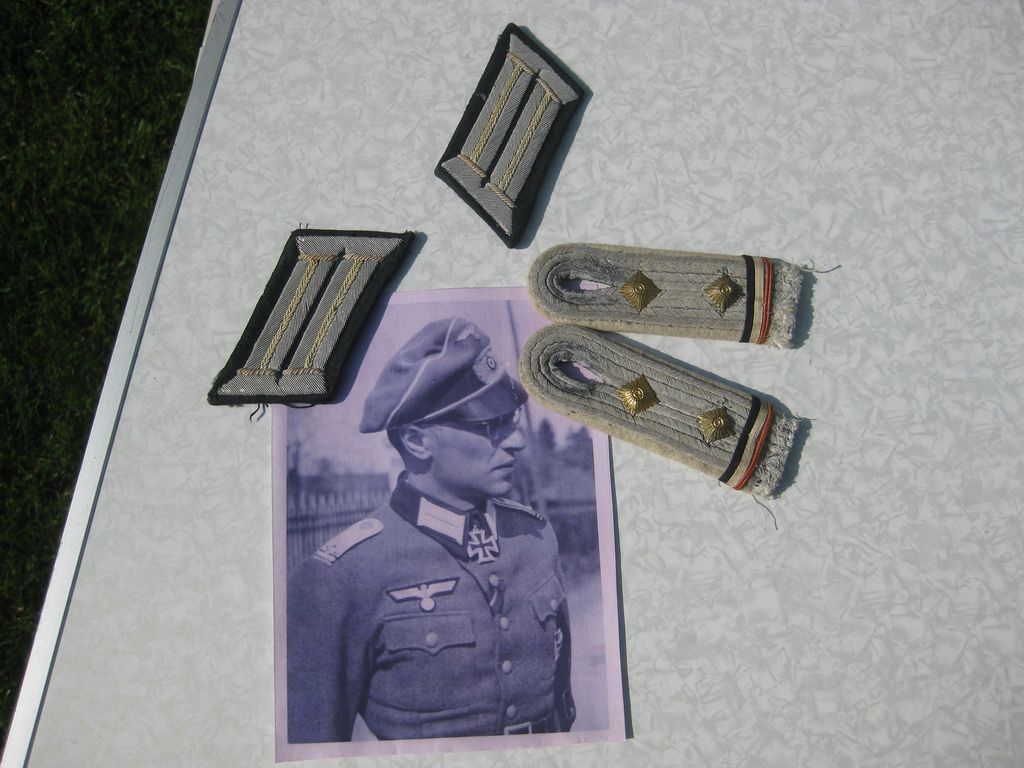 Schulterklappen Kragenspiegel Hauptmann SONDERFÜHRER Wehrmacht Heer SEHR SELTEN