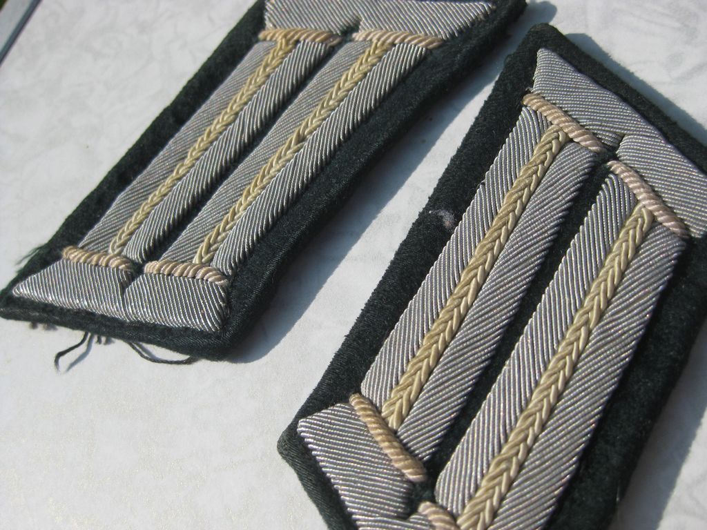 Schulterklappen Kragenspiegel Hauptmann SONDERFÜHRER Wehrmacht Heer SEHR SELTEN