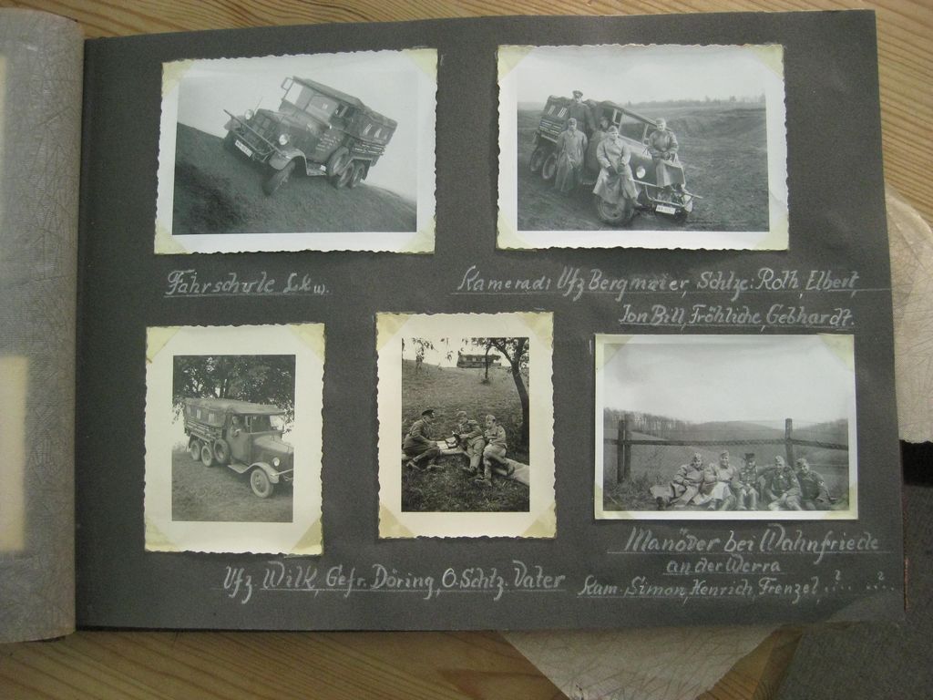 Militärfotoalbum NSKK / Kradschützen Bataillon Nr.1